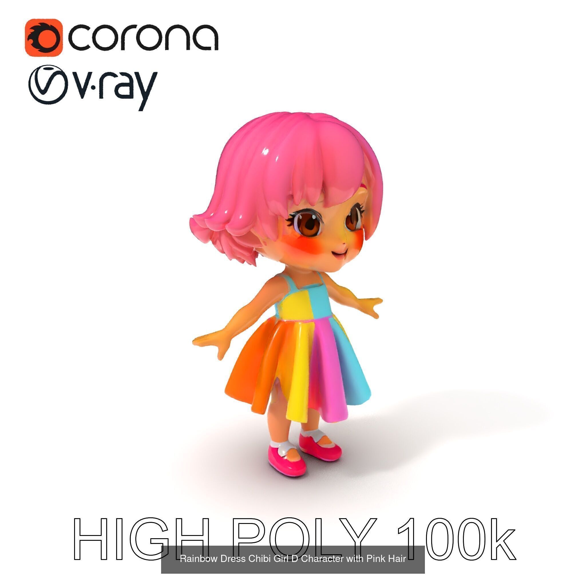 Diverse Character Models Pack 3D Model Collection_52