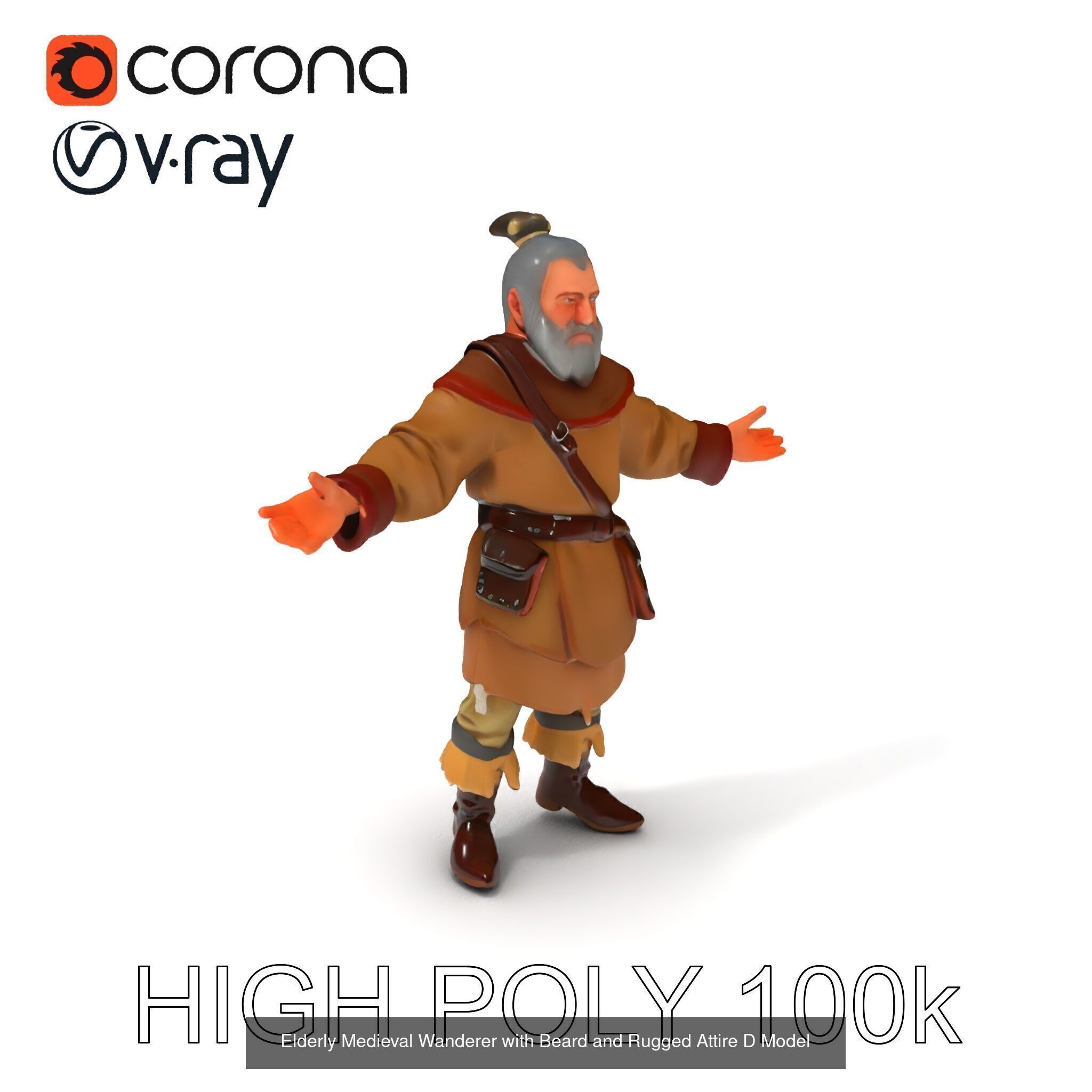 Diverse Character Models Pack 3D Model Collection_32