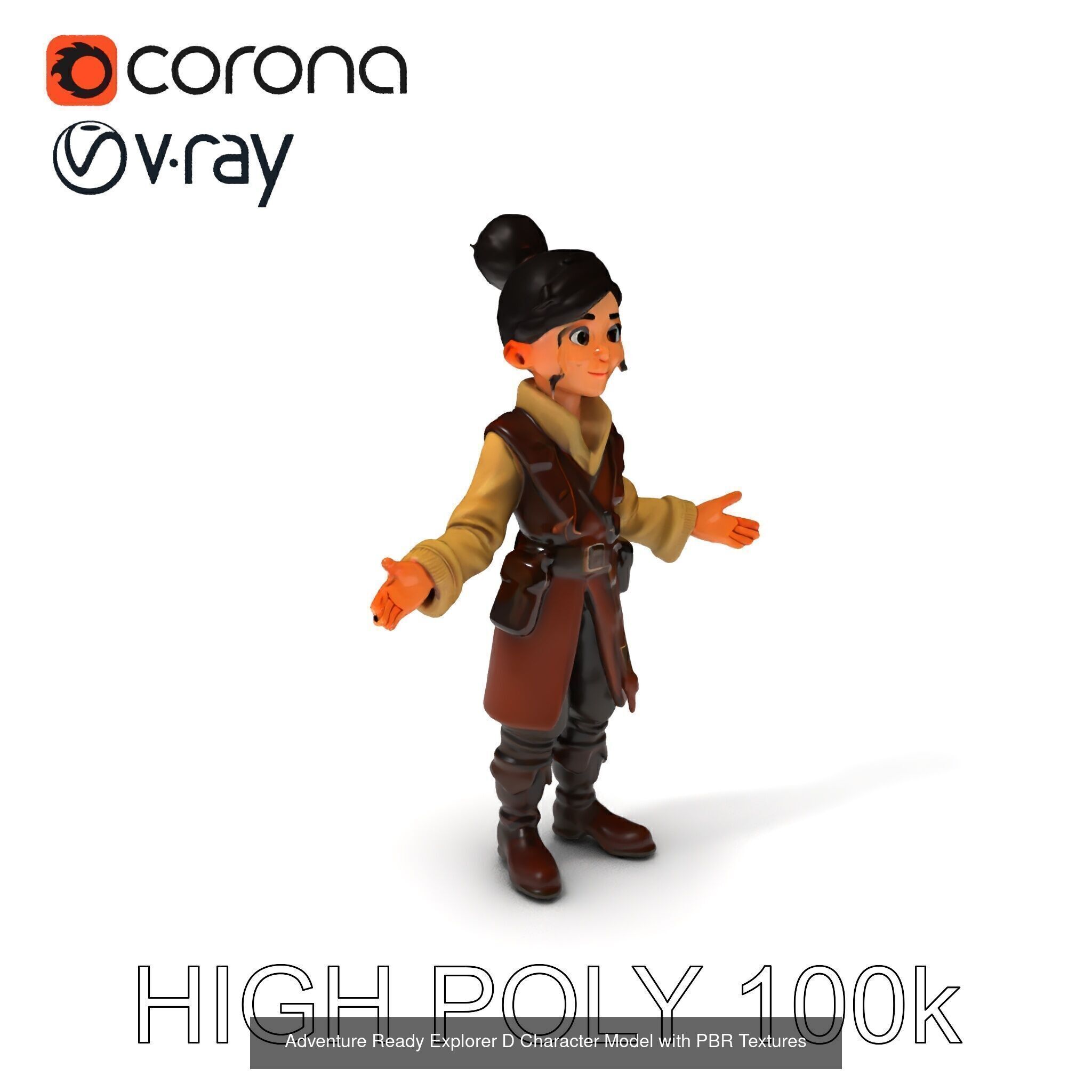 Diverse Character Models Pack 3D Model Collection_36