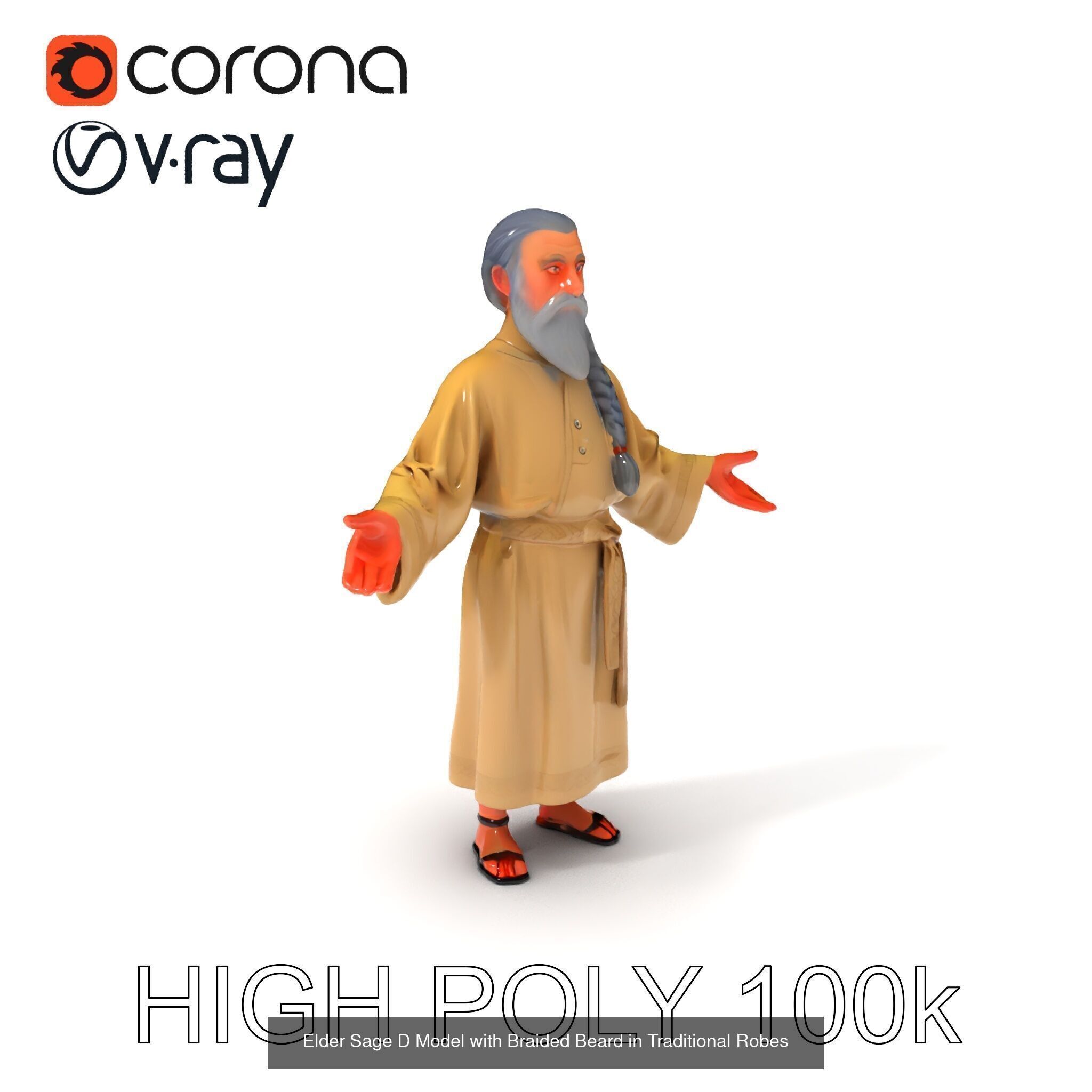 Diverse Character Models Pack 3D Model Collection_39