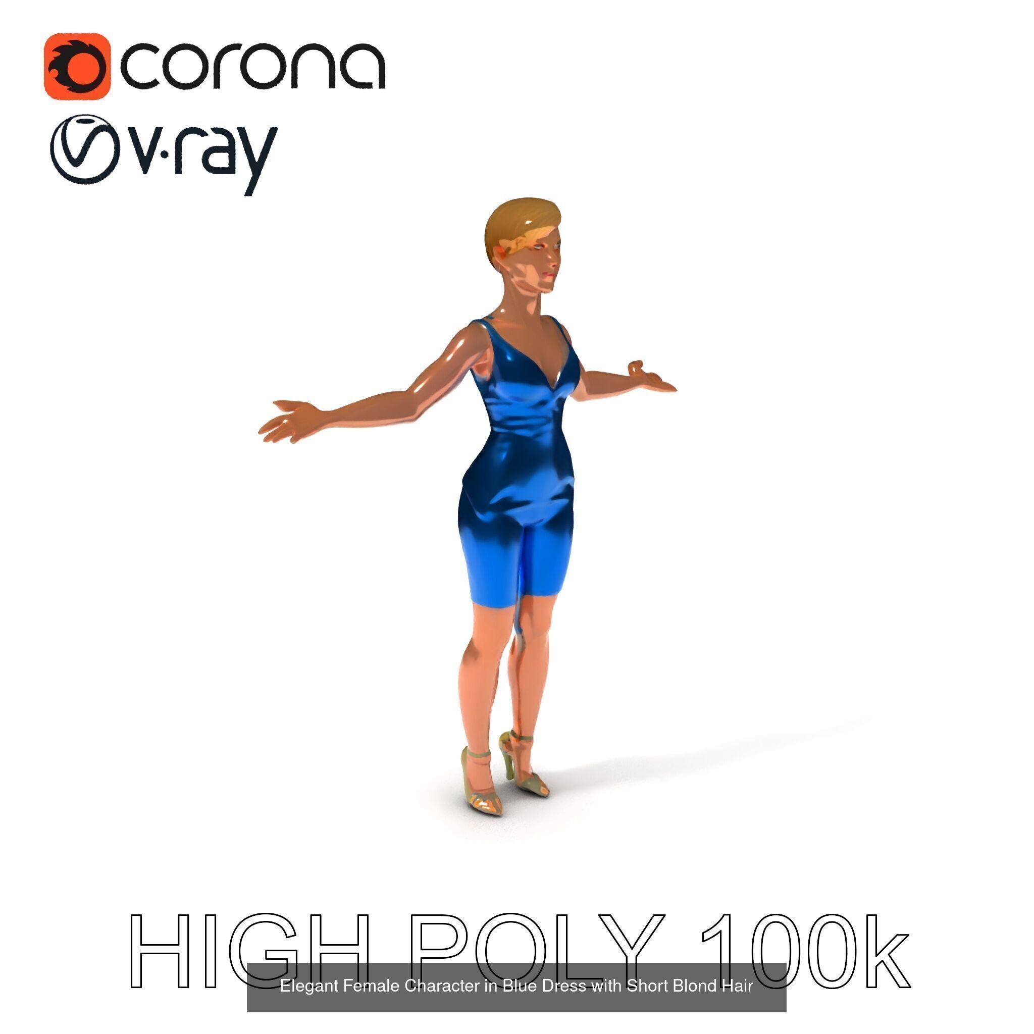 Diverse Character Models Pack 3D Model Collection_46