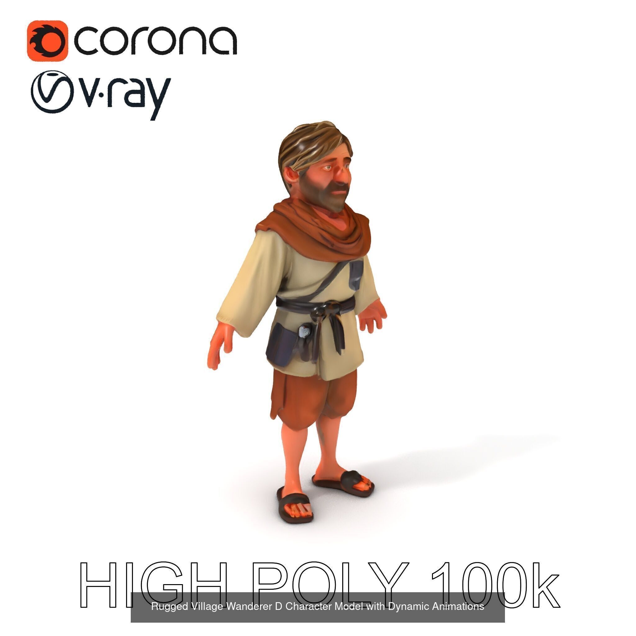 Diverse Character Models Pack 3D Model Collection_34