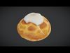 Pastry 4 Low-poly 3D model_1