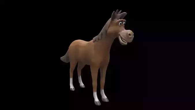 Cartoon horse