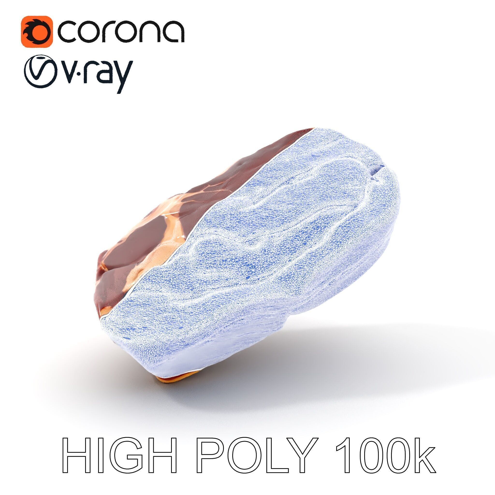 Realistic Meat Cut Model Pack for Games and Rendering Low-poly 3D model_28