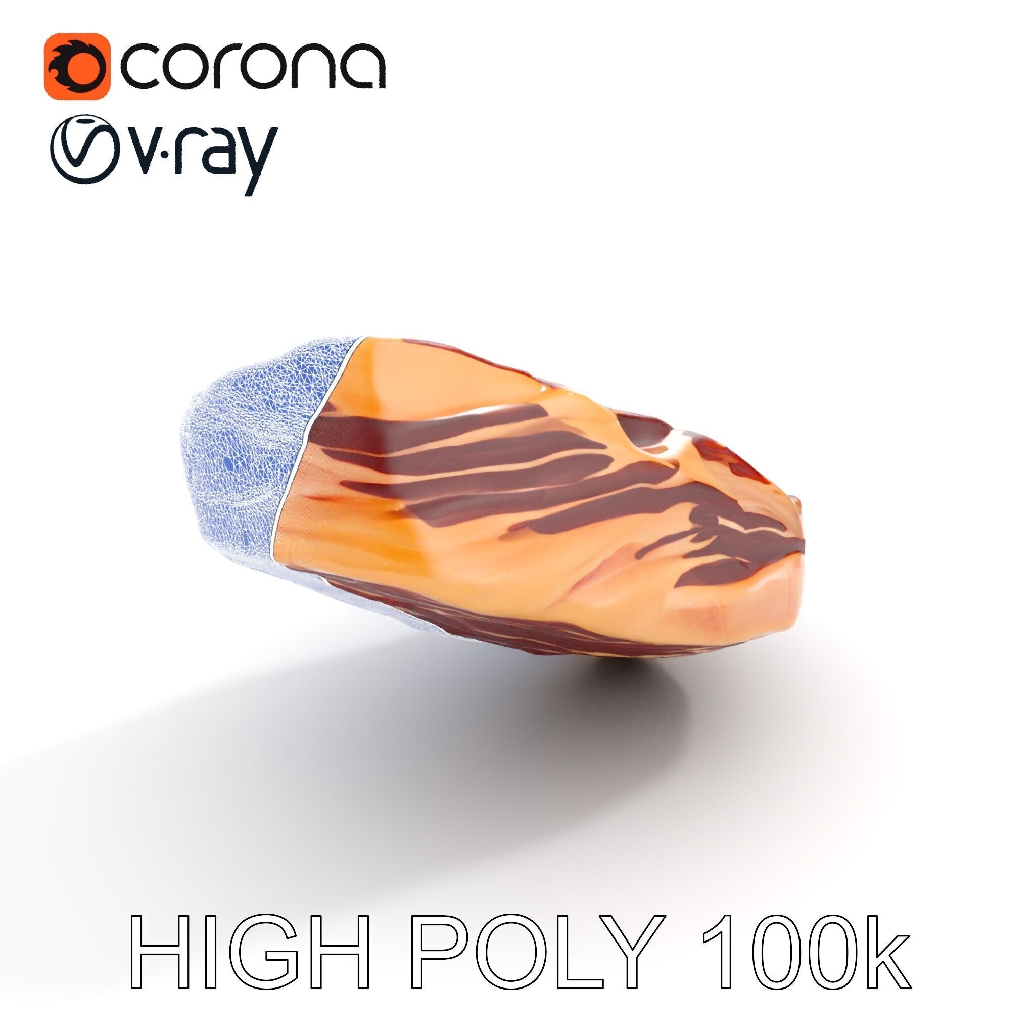 Realistic Meat Cut Model Pack for Games and Rendering Low-poly 3D model_24