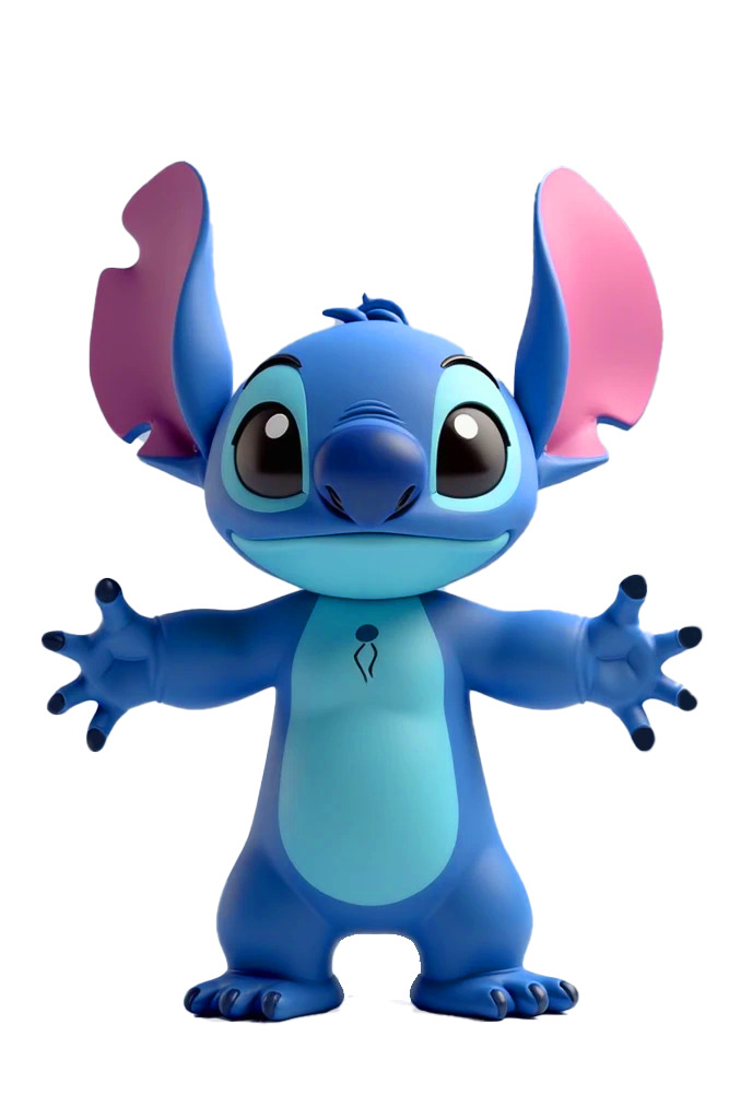Stitch Alien Model  Cute 3D Print  Lilo  Stitch 3D print model_8
