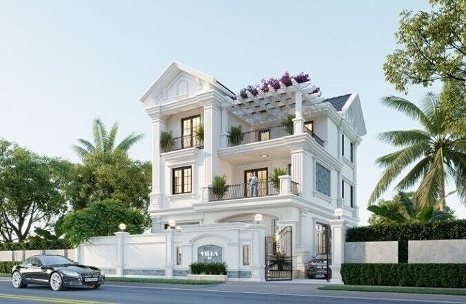 Villa Exterior Model  3D model