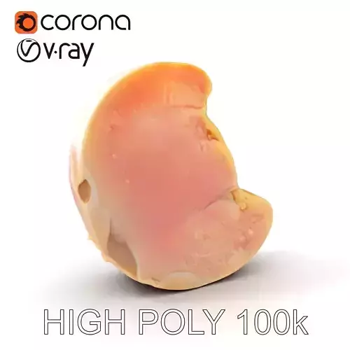 Raw Chicken Breast D Model Pack for Culinary Projects Low-poly 3D model