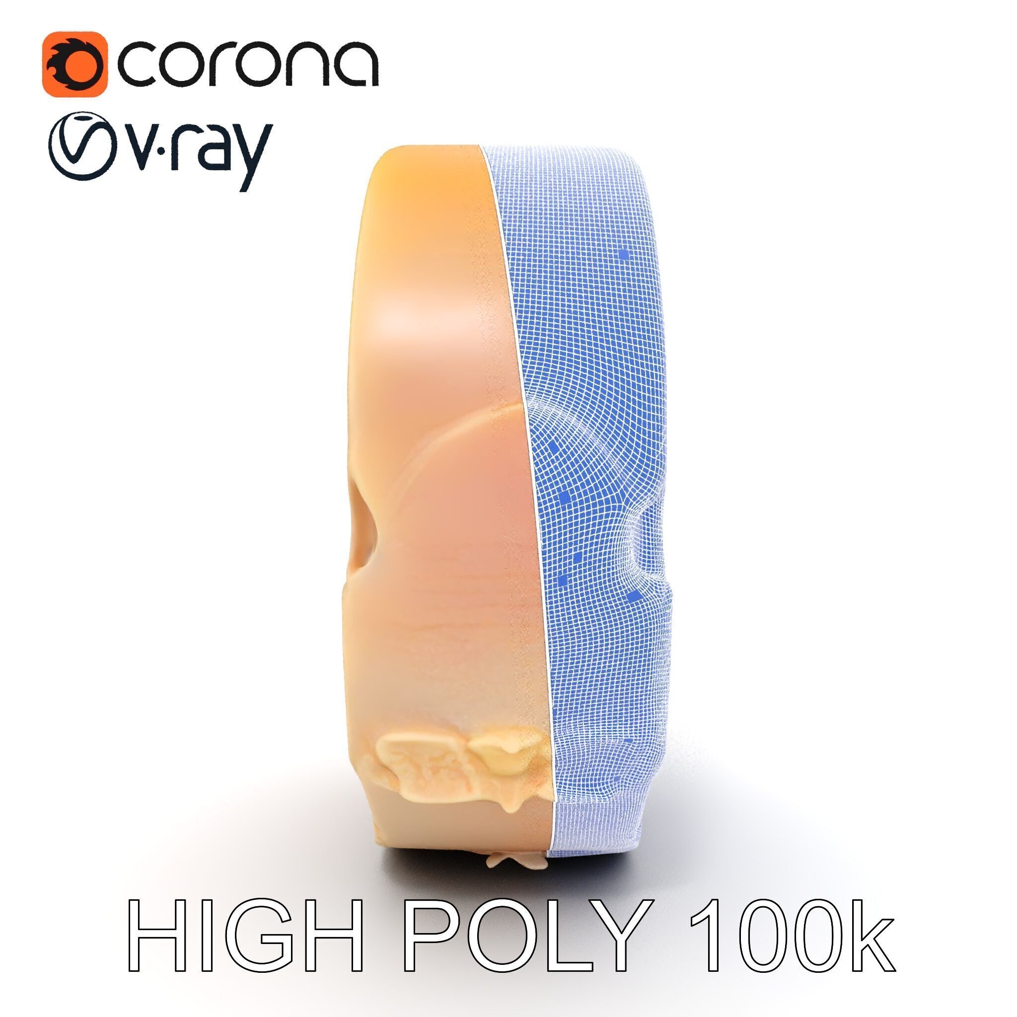 Raw Chicken Breast D Model Pack for Culinary Projects Low-poly 3D model_19