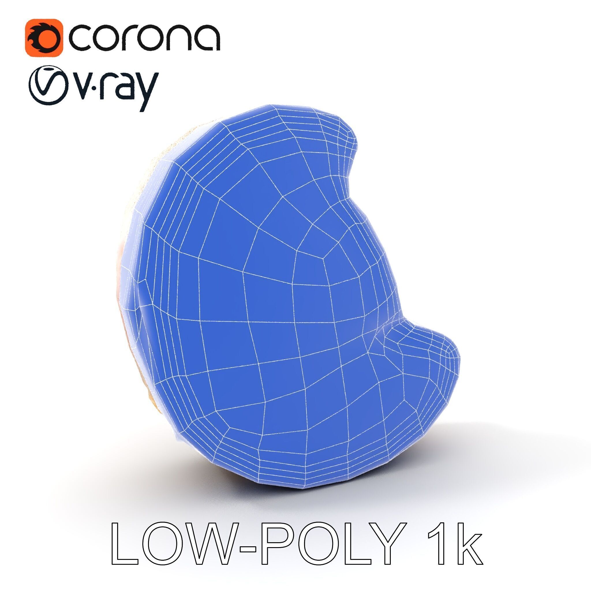 Raw Chicken Breast D Model Pack for Culinary Projects Low-poly 3D model_27