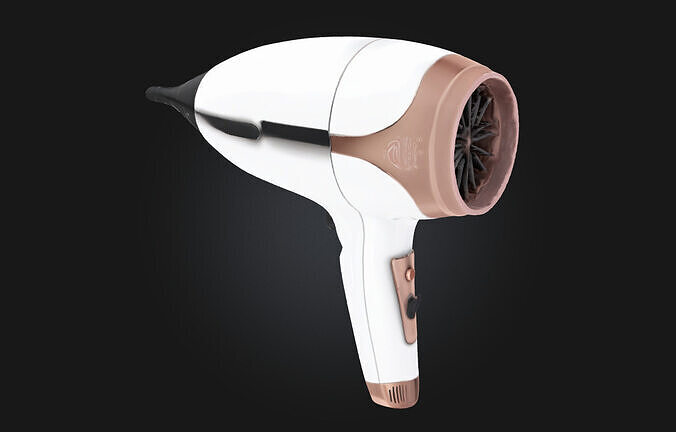 HairDryerDesign Sleek Styling Appliance 3D model