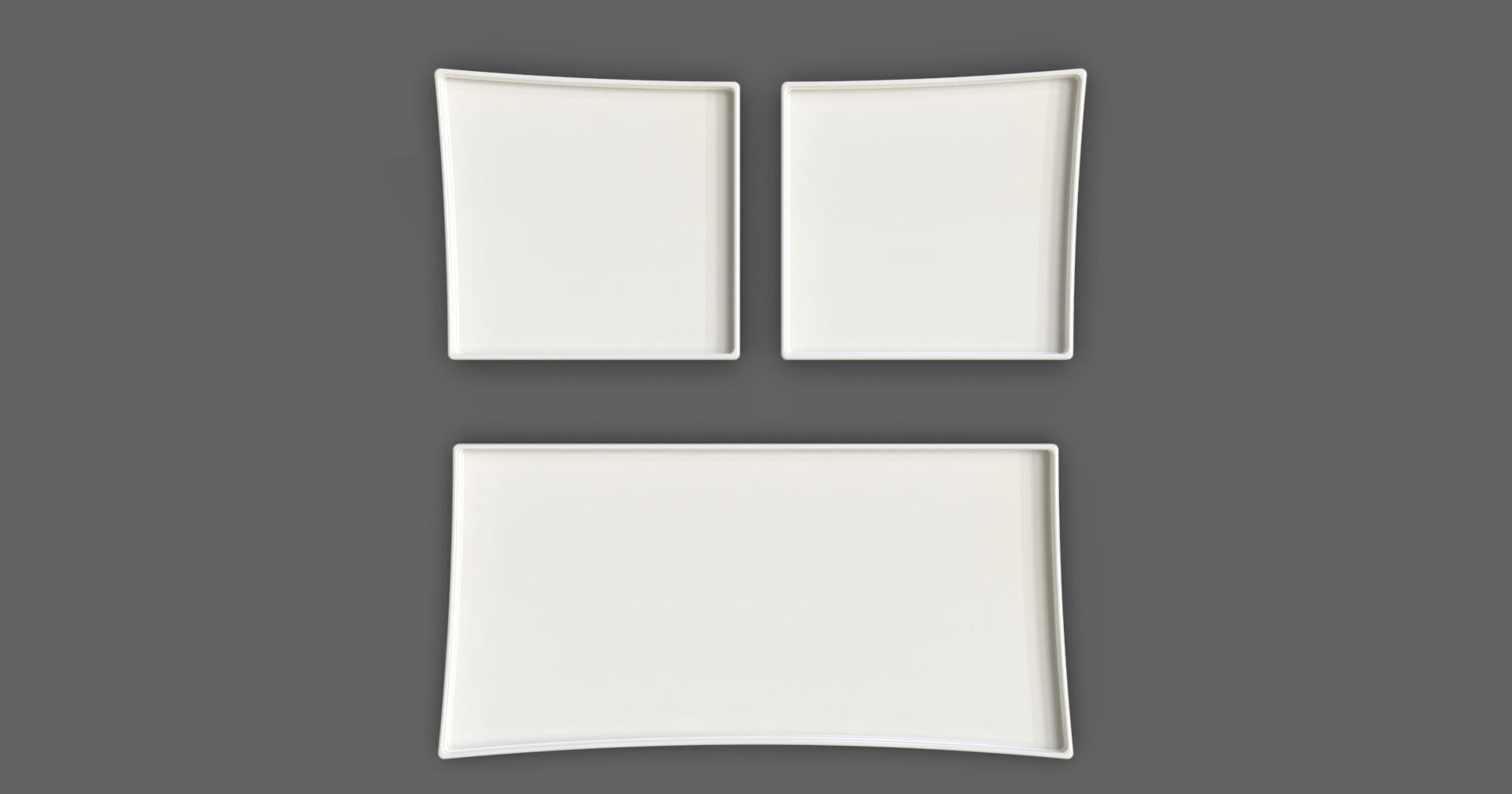 Plate Set For Breakfast 3D model_5