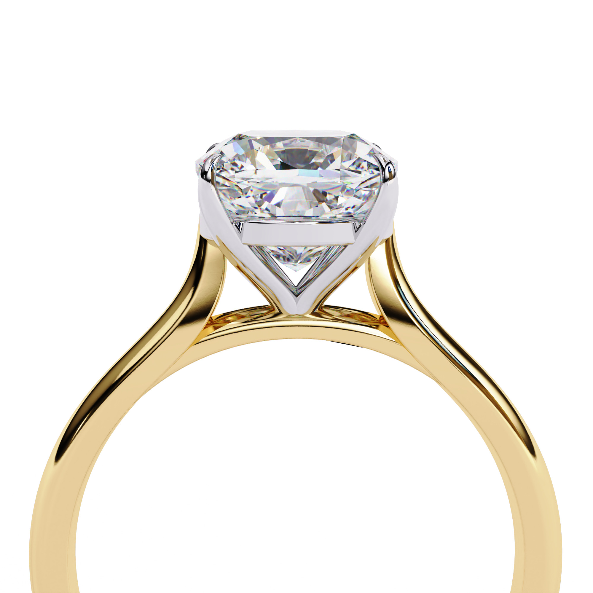 ASSCHER DIAMOND RING -CAD-016 3D model_13