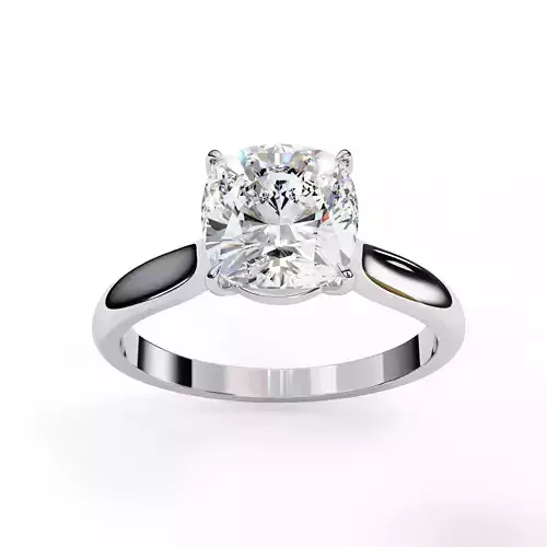 ASSCHER DIAMOND RING -CAD-016