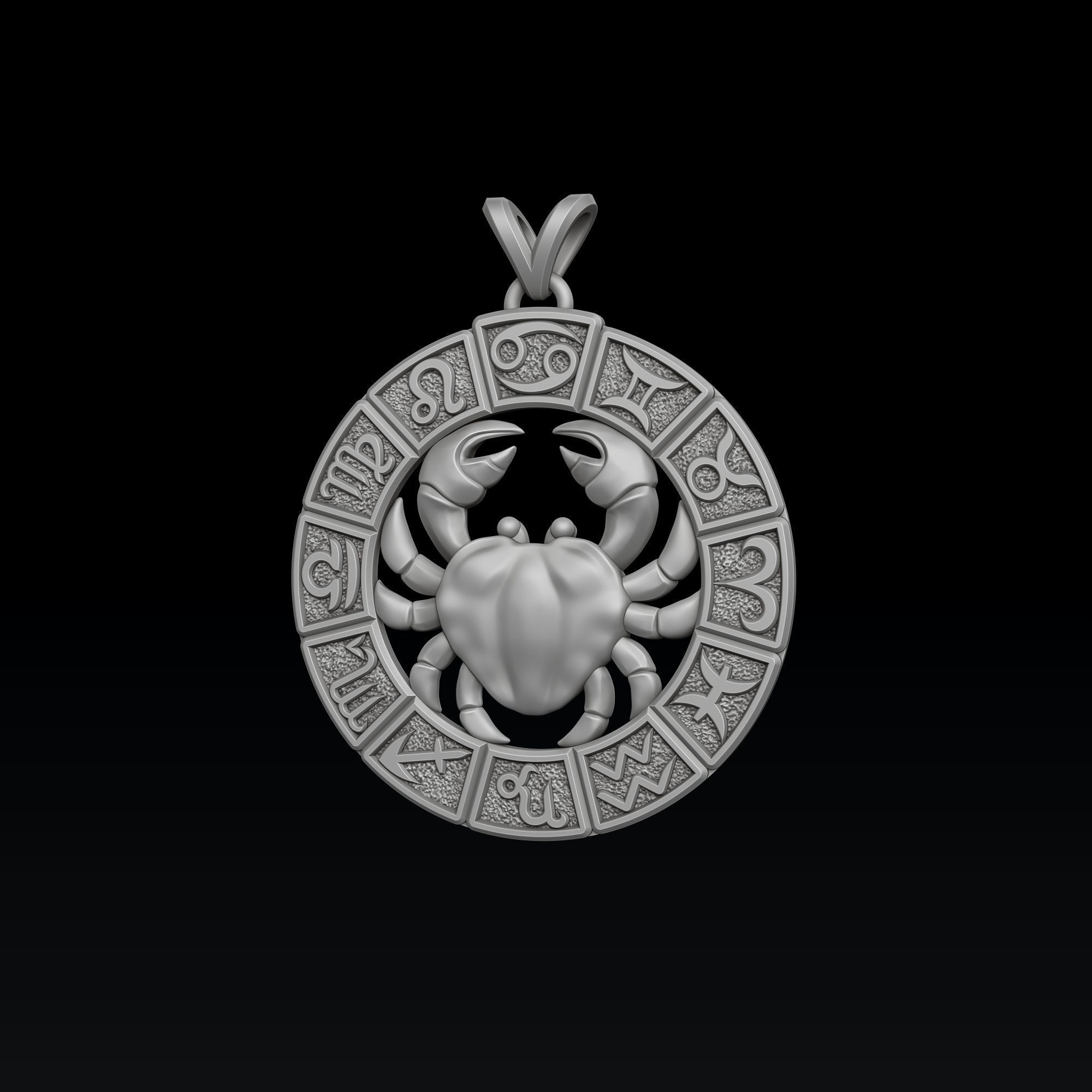 Horoscope Cancer Ring Pendant v2 Collection _2