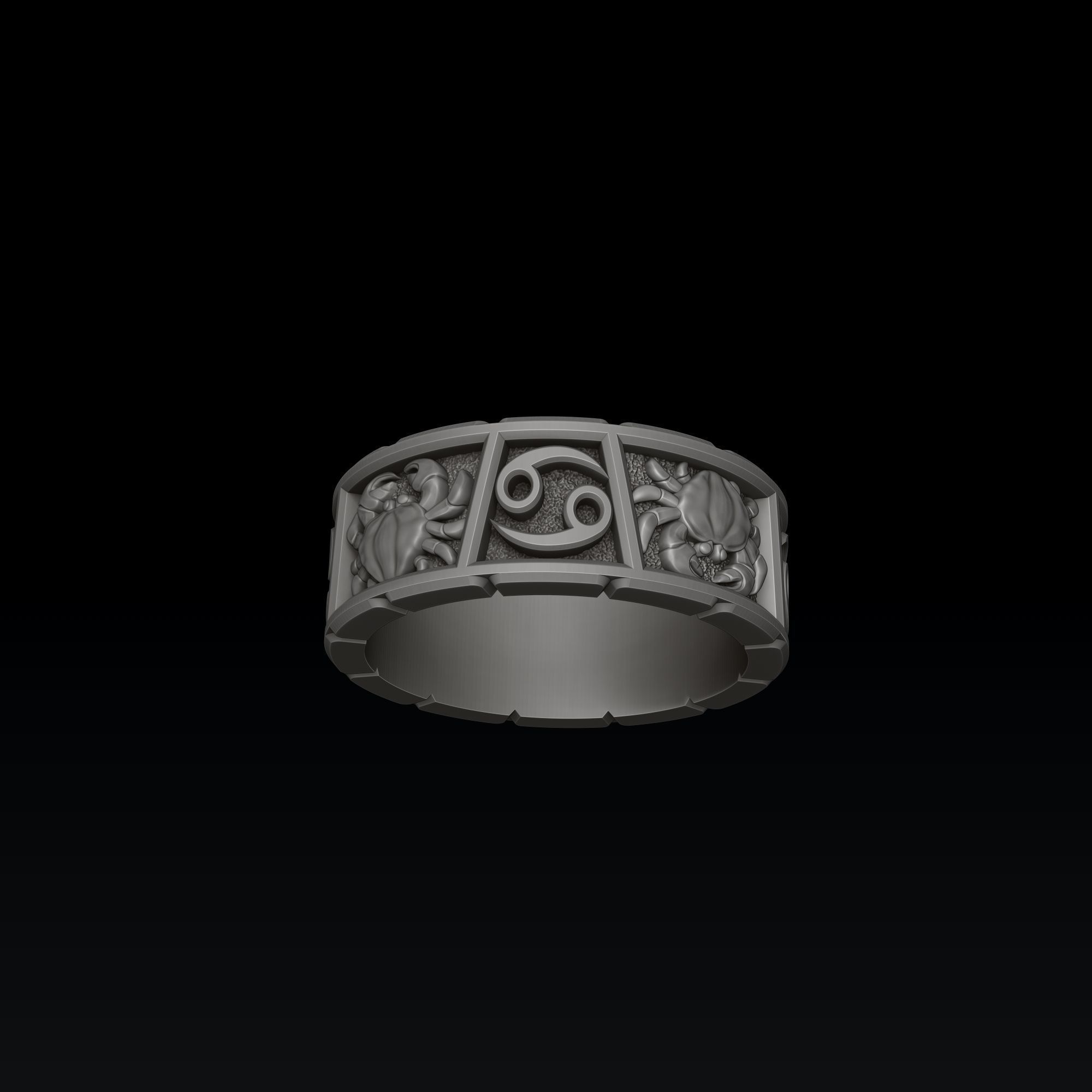 Horoscope Cancer Ring Pendant v2 Collection _1