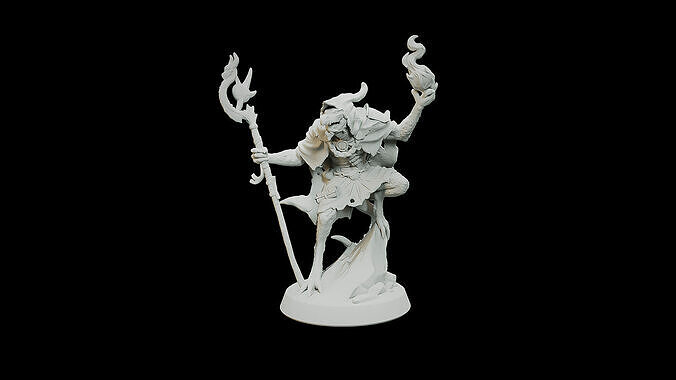 Arcane Half Dragon 3D print model