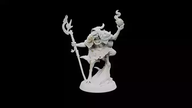 Arcane Half Dragon 3D print model