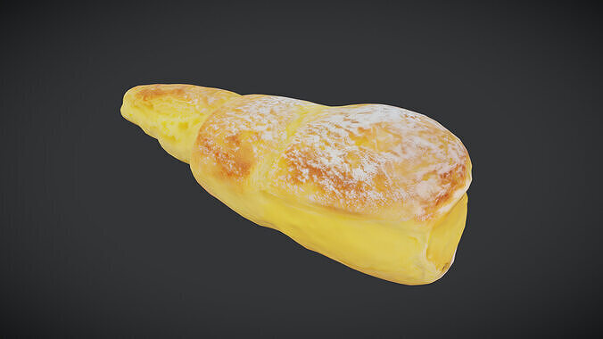 Pastry 5 Low-poly 3D model