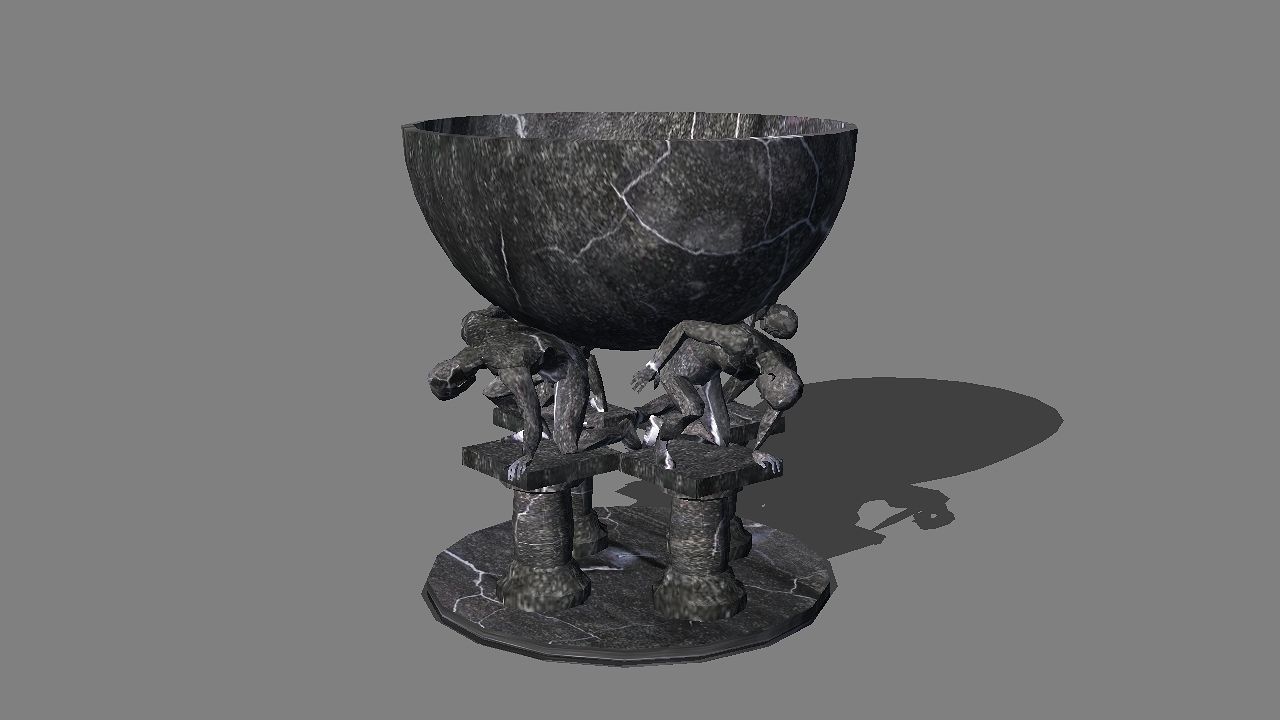Goblet of 20 centimeters tall  with different finishes 3D print model_7