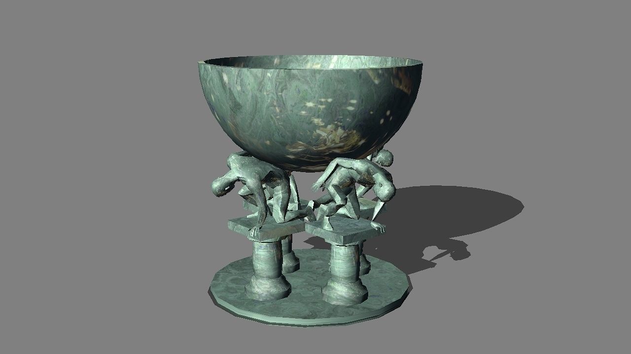 Goblet of 20 centimeters tall  with different finishes 3D print model_5