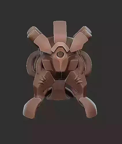 Turret robot head