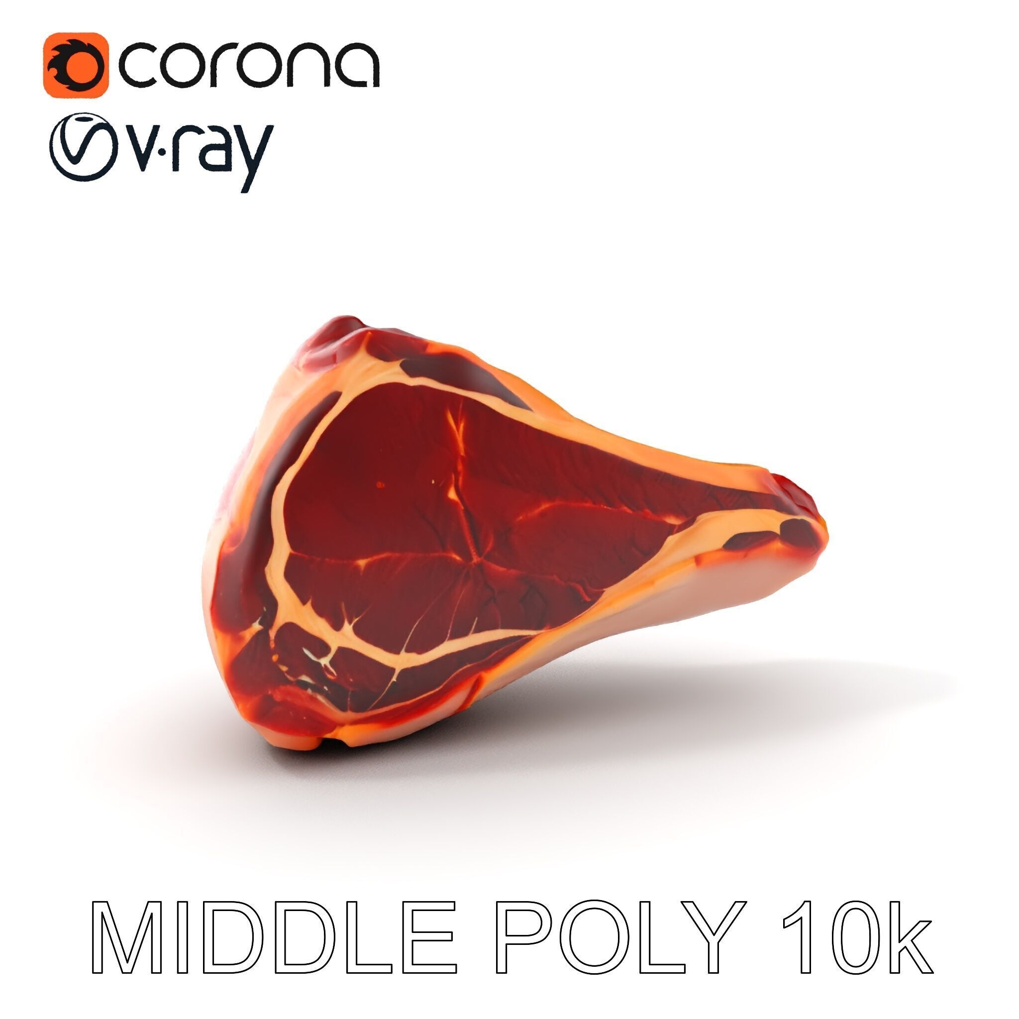 TBone Steak D Model Pack for Realistic Rendering Low-poly 3D model_11