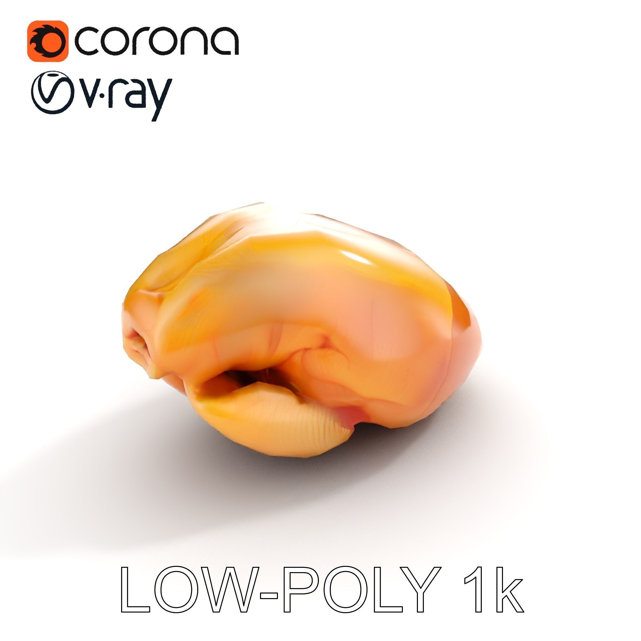 Realistic Chicken Breast Model Pack for Culinary and Educatio... Low-poly 3D model_9