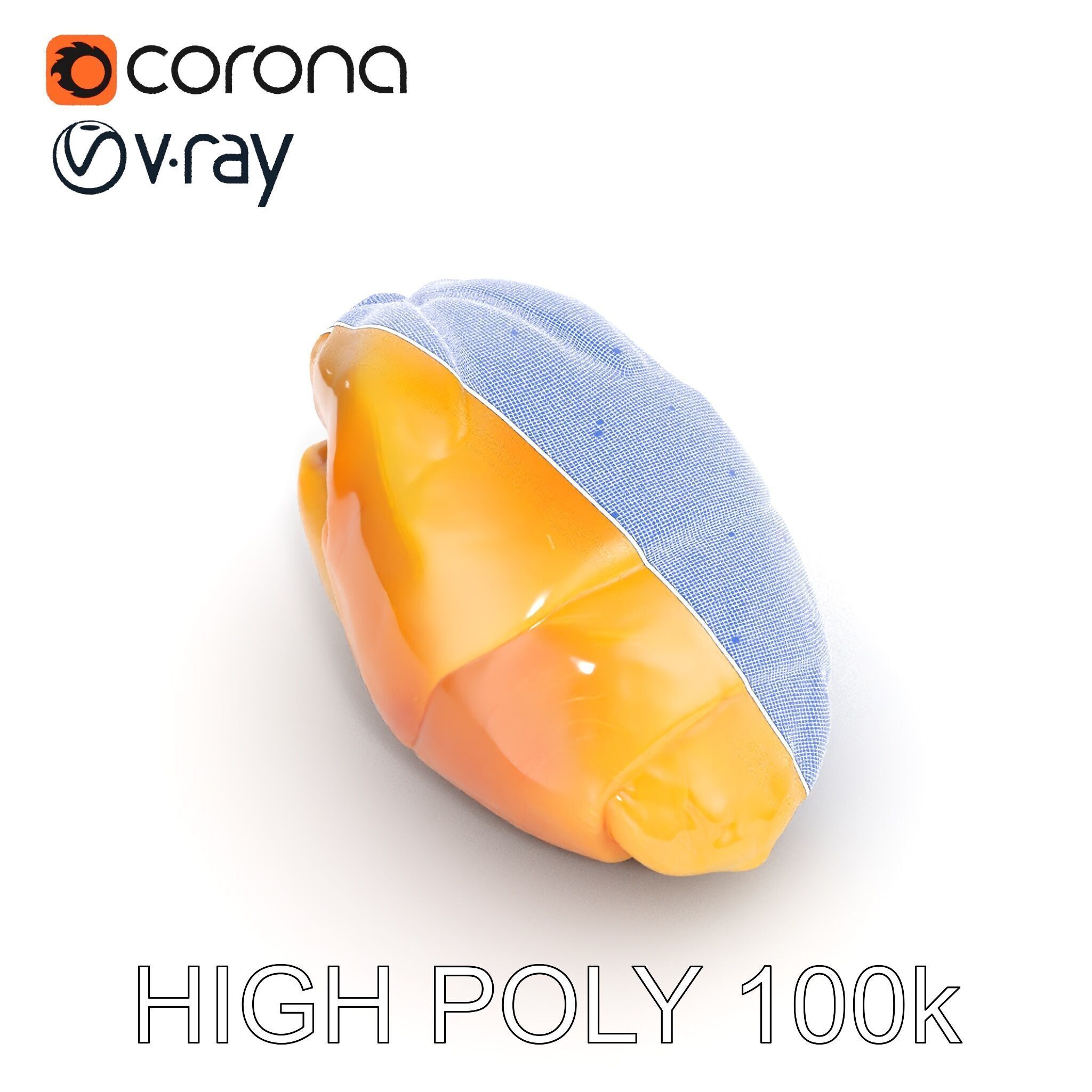 Realistic Chicken Breast Model Pack for Culinary and Educatio... Low-poly 3D model_32