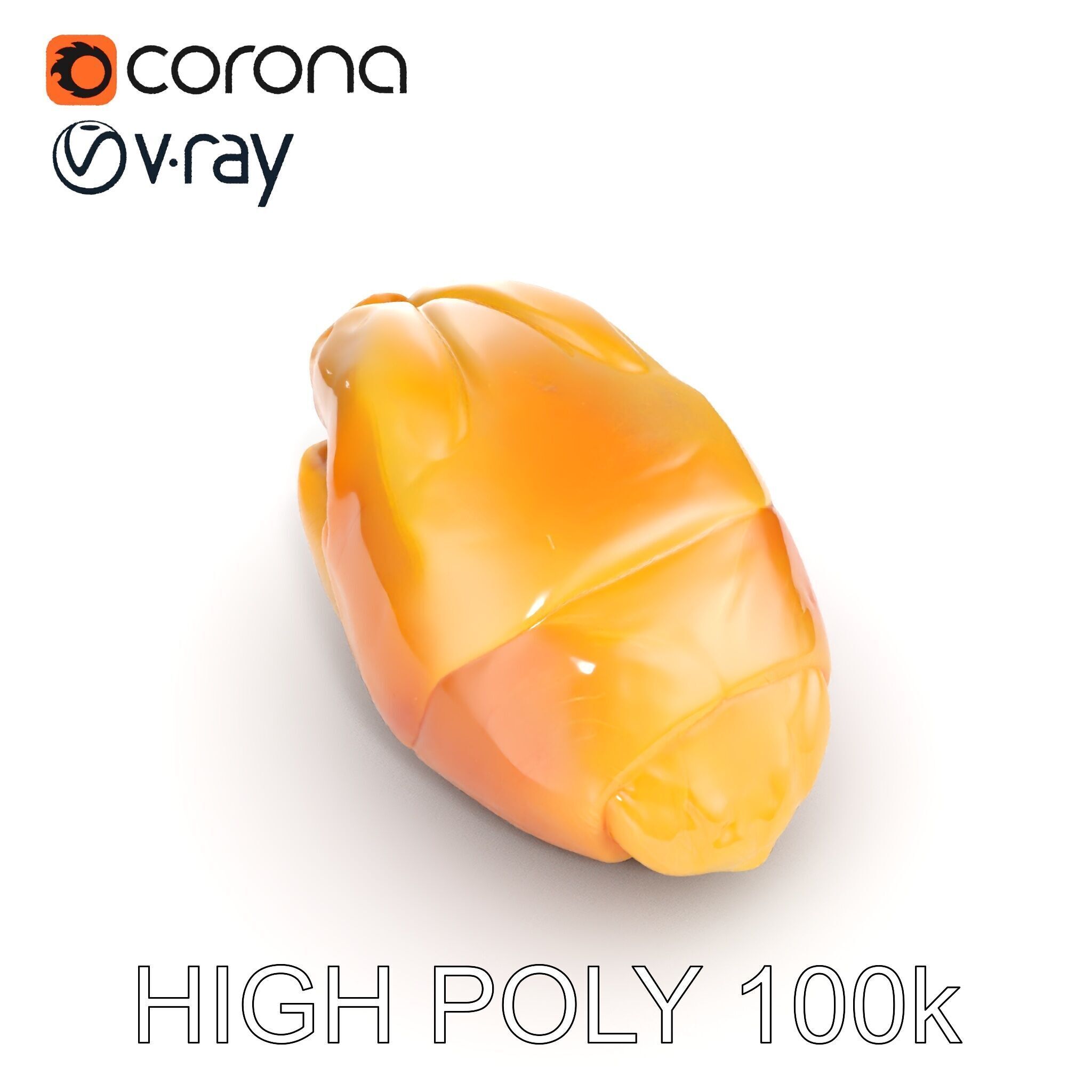 Realistic Chicken Breast Model Pack for Culinary and Educatio... Low-poly 3D model_15