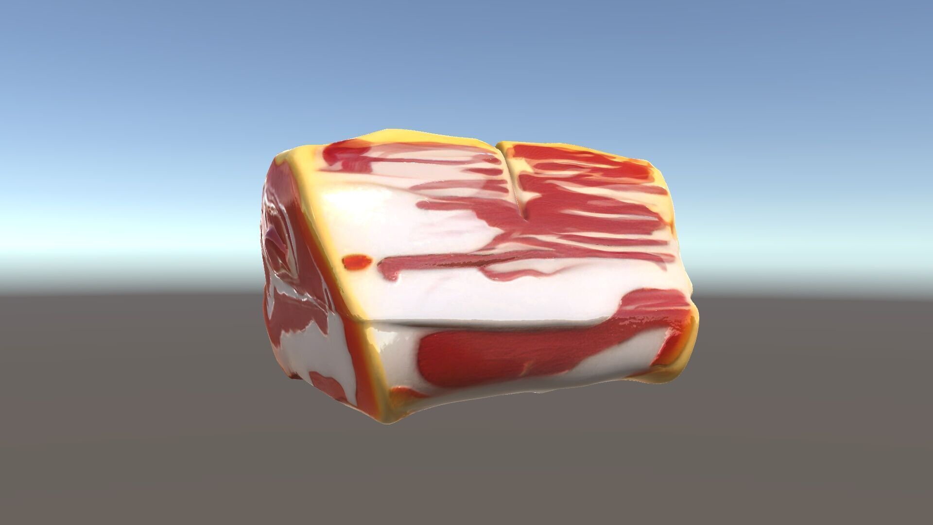 Block of Marbled Meat Model Pack Low-poly 3D model_33