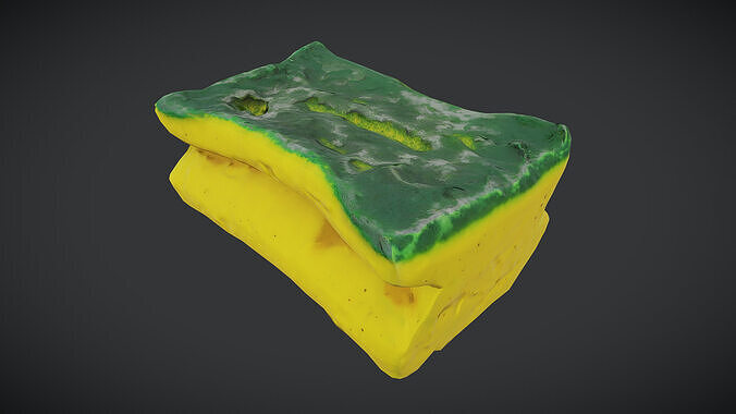Scrub Sponge Low-poly 3D model