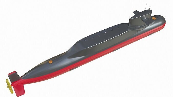 Type 094 Nuclear Submarine 3D model