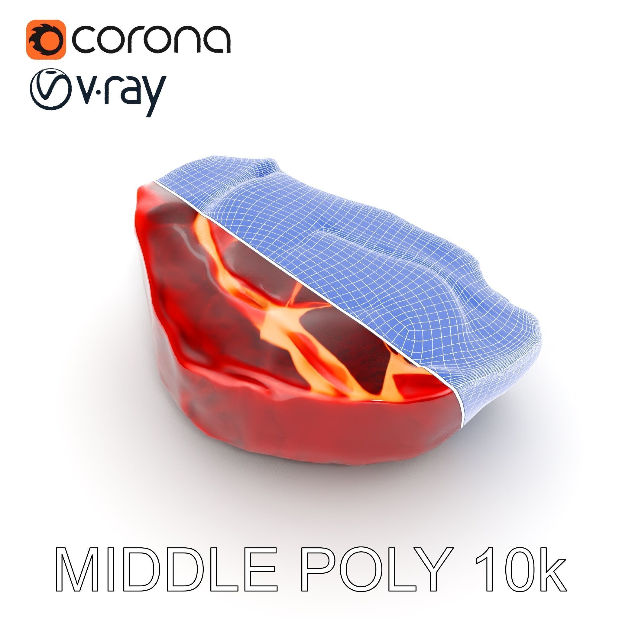 Realistic Raw Meat Steak D Model Pack Low-poly 3D model_25