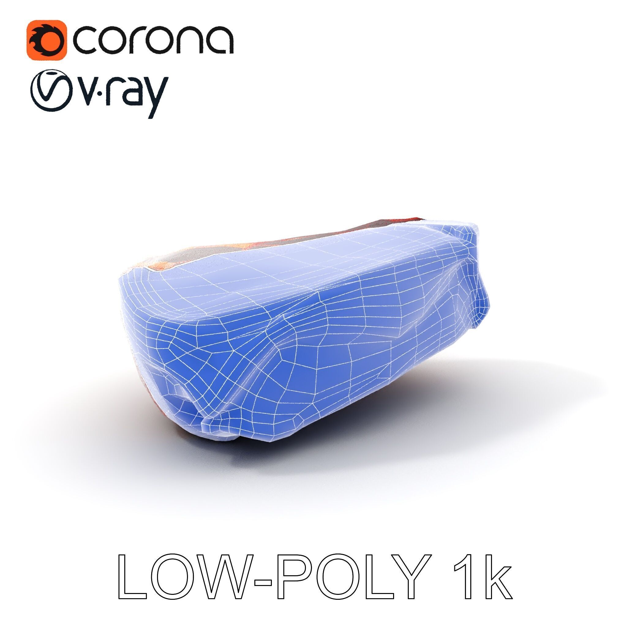 Realistic Raw Meat Steak D Model Pack Low-poly 3D model_17