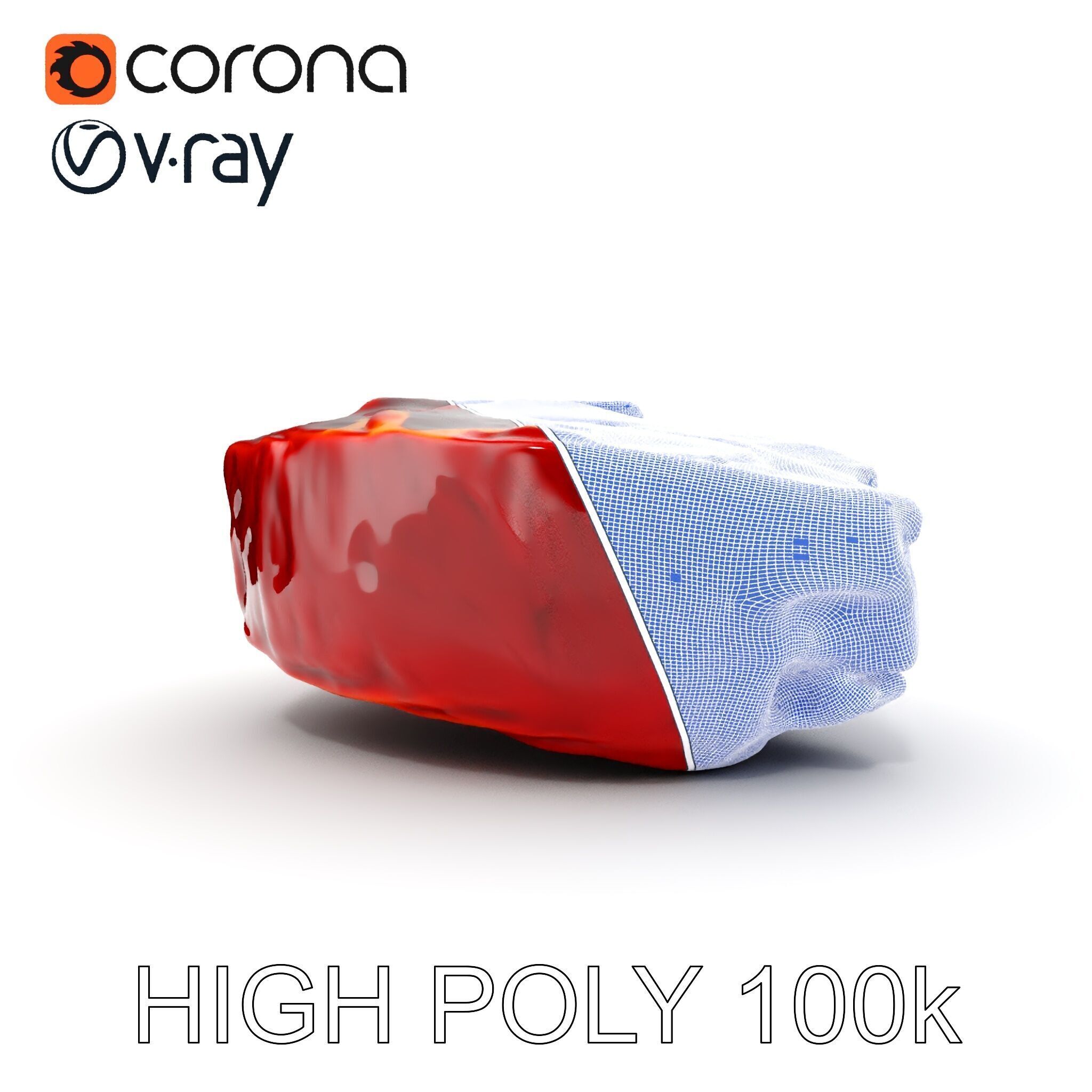 Realistic Raw Meat Steak D Model Pack Low-poly 3D model_30