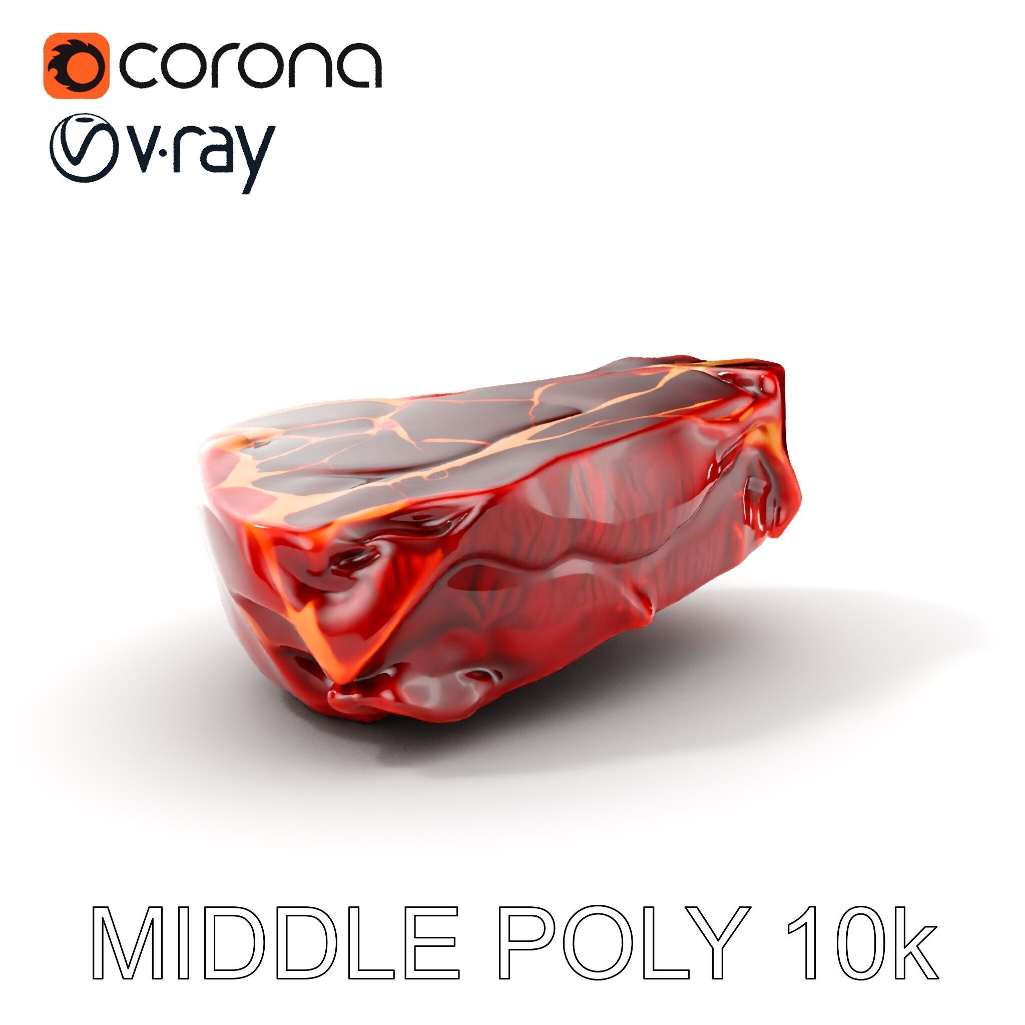 Realistic Raw Meat Steak D Model Pack Low-poly 3D model_8