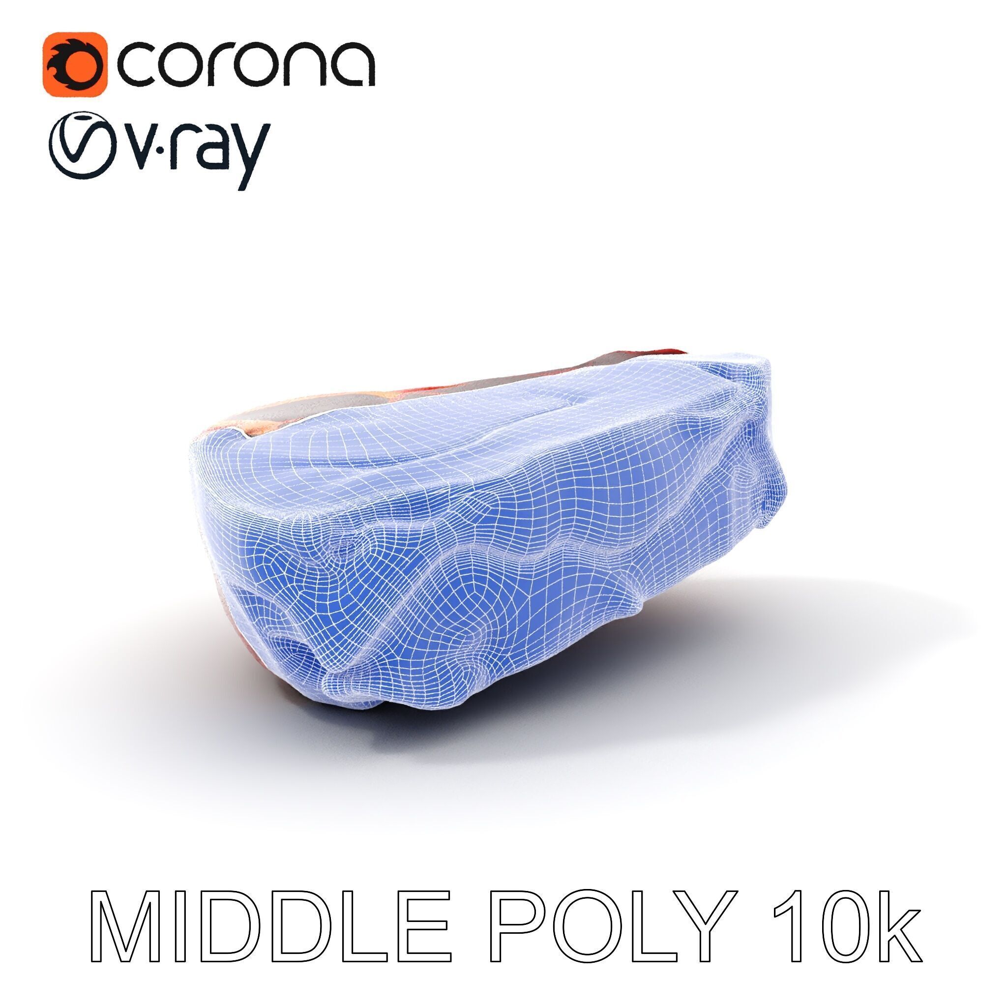 Realistic Raw Meat Steak D Model Pack Low-poly 3D model_22