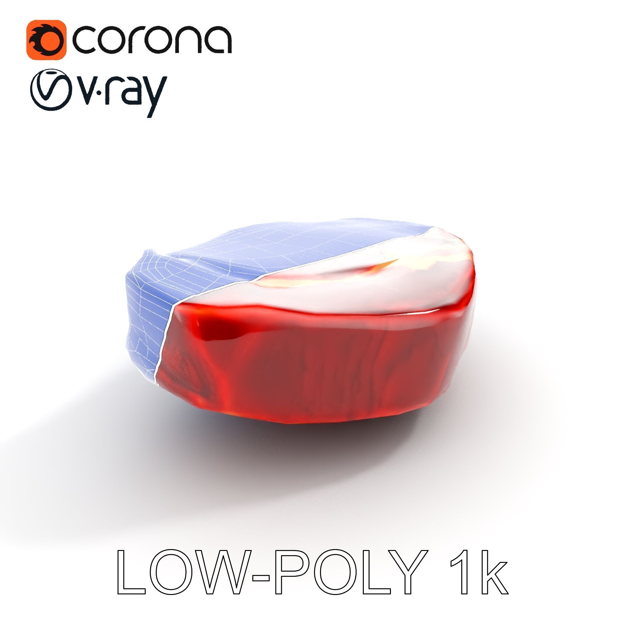 Realistic Raw Meat Steak D Model Pack Low-poly 3D model_9