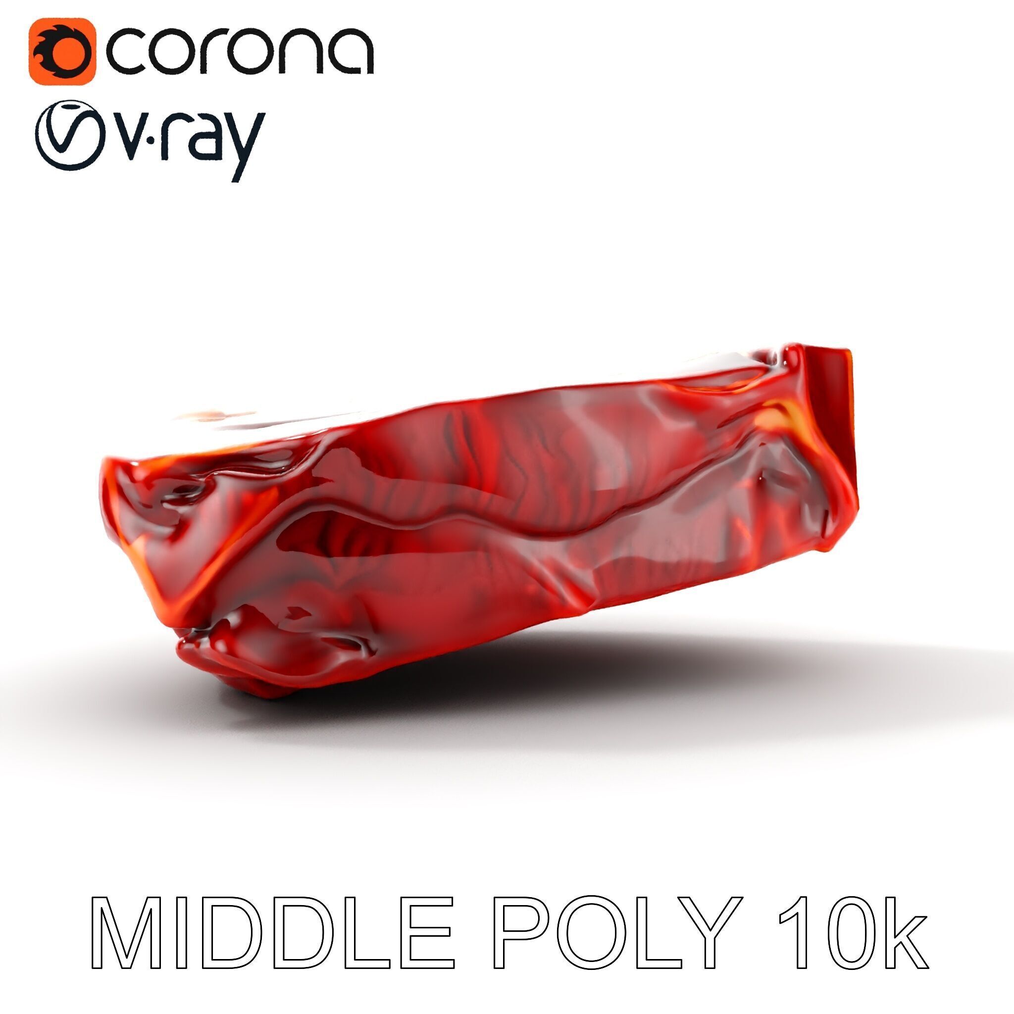 Realistic Raw Meat Steak D Model Pack Low-poly 3D model_19