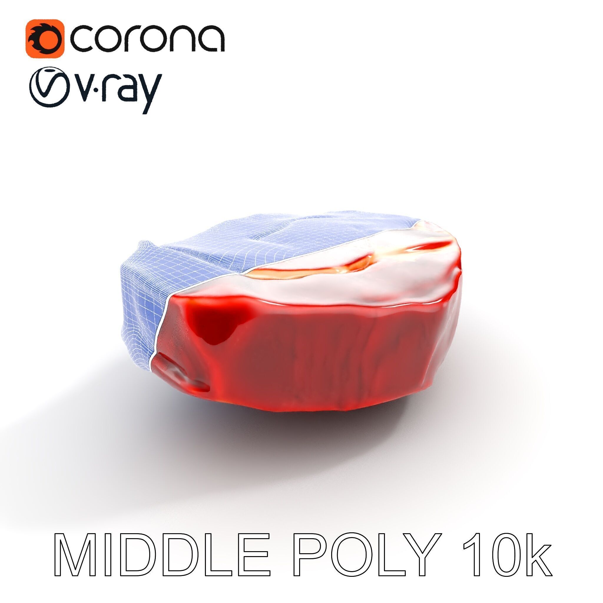 Realistic Raw Meat Steak D Model Pack Low-poly 3D model_28