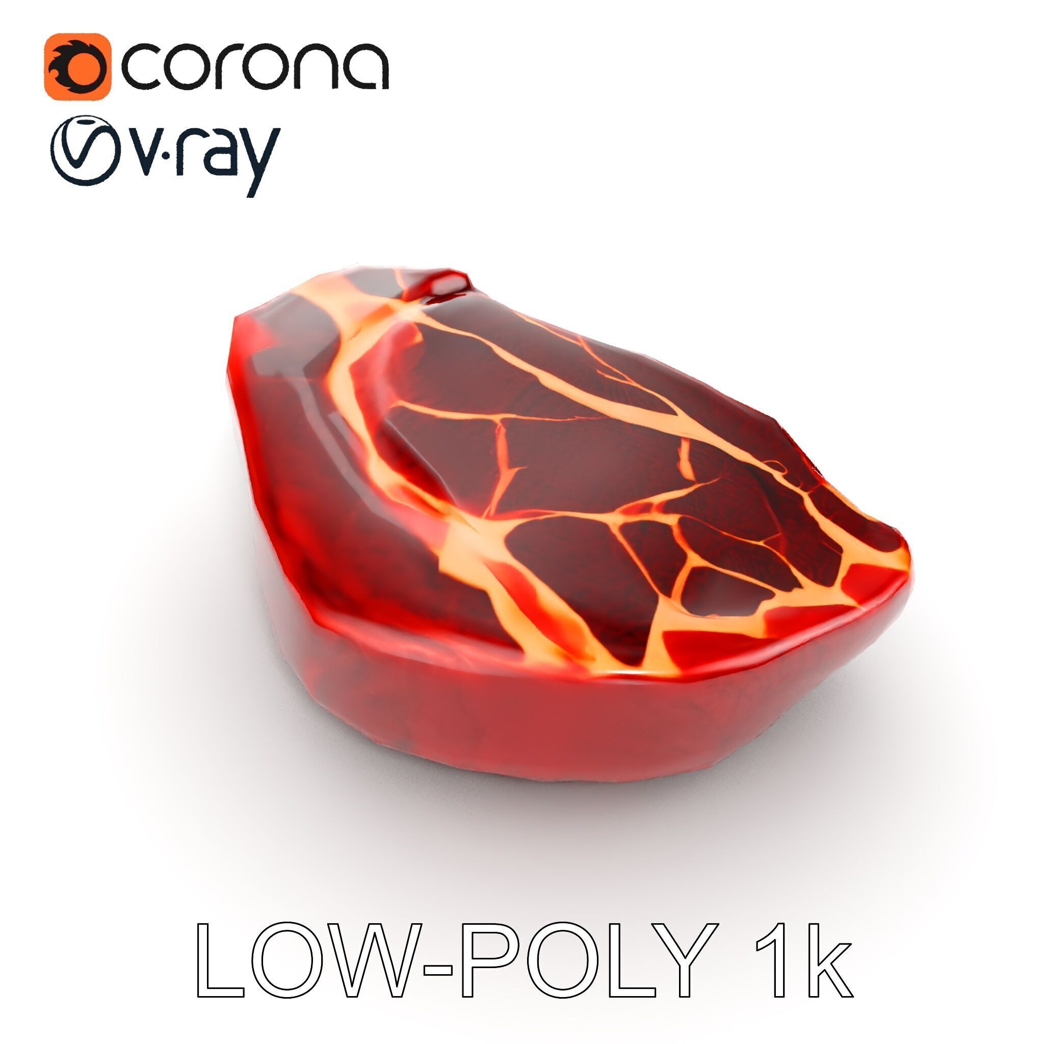 Realistic Raw Meat Steak D Model Pack Low-poly 3D model_14