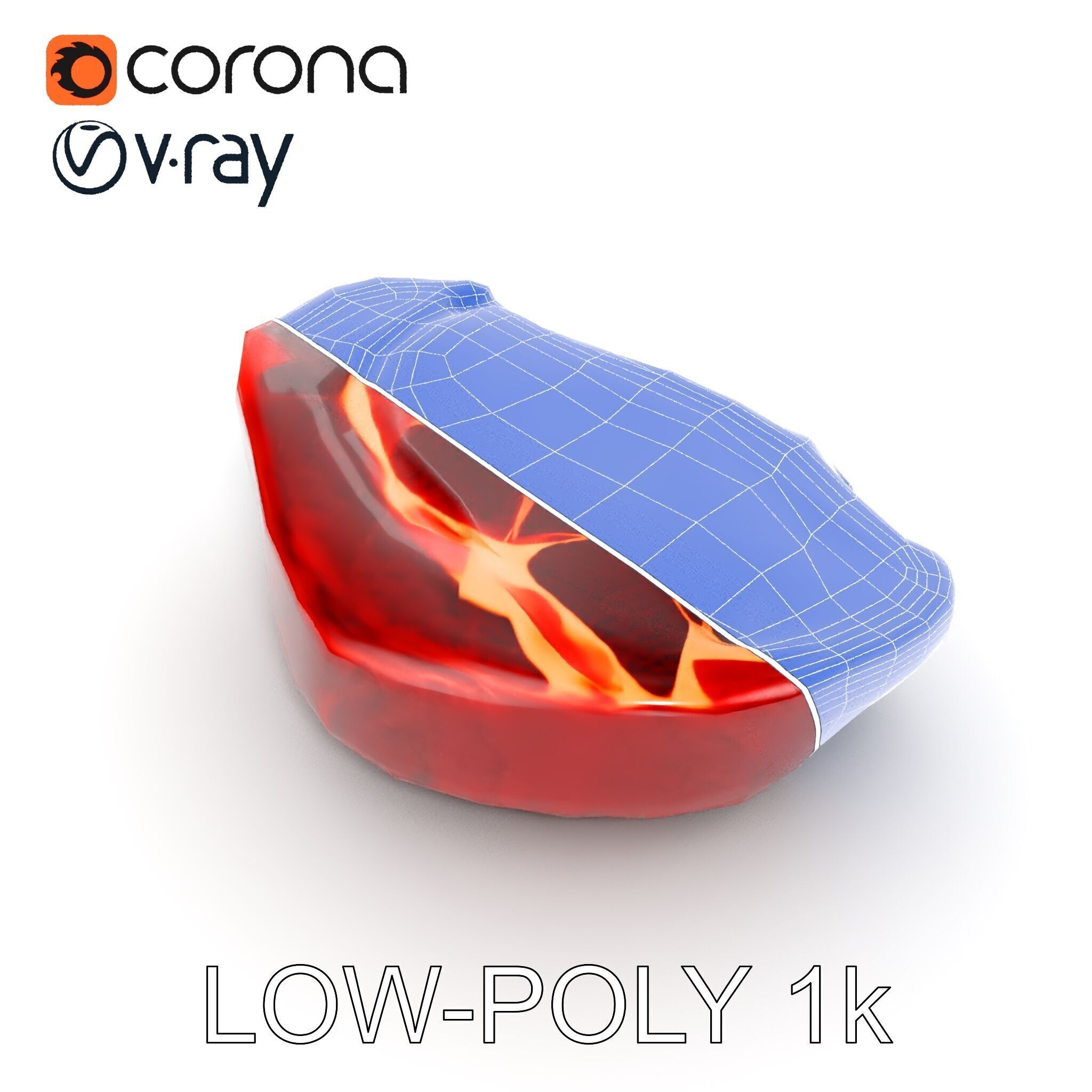 Realistic Raw Meat Steak D Model Pack Low-poly 3D model_20