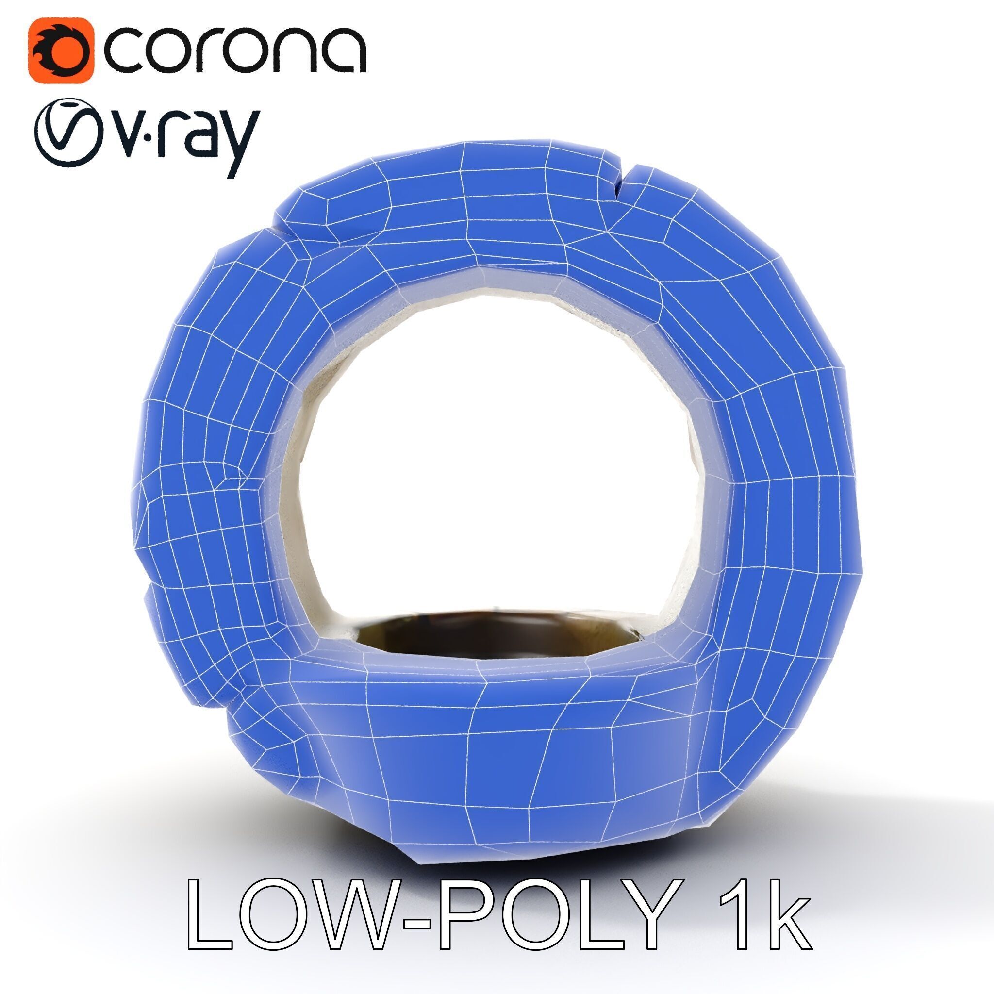 Stone Arch Ruin model pack with PBR Textures Low-poly 3D model_28