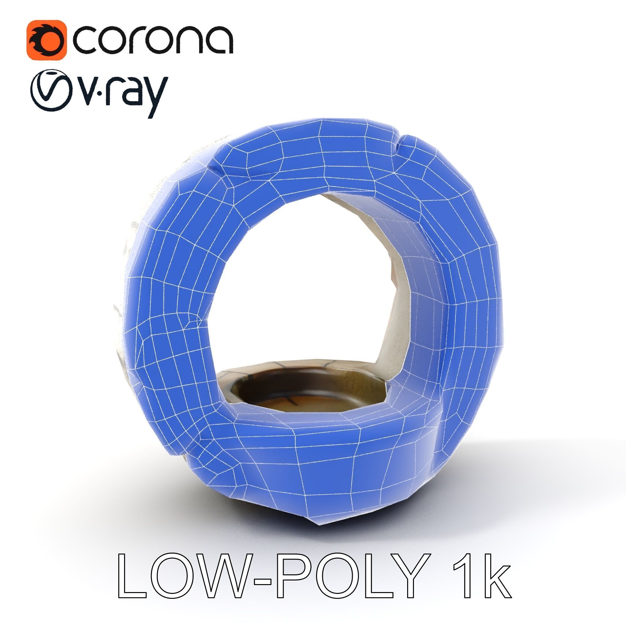 Stone Arch Ruin model pack with PBR Textures Low-poly 3D model_22