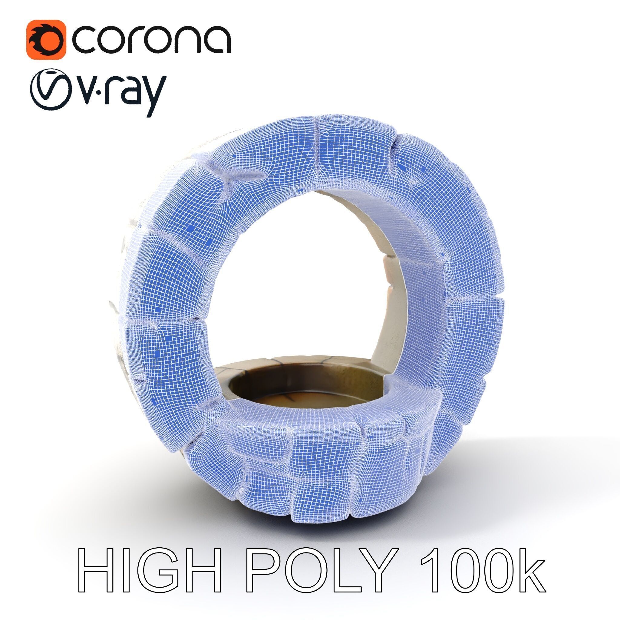 Stone Arch Ruin model pack with PBR Textures Low-poly 3D model_4