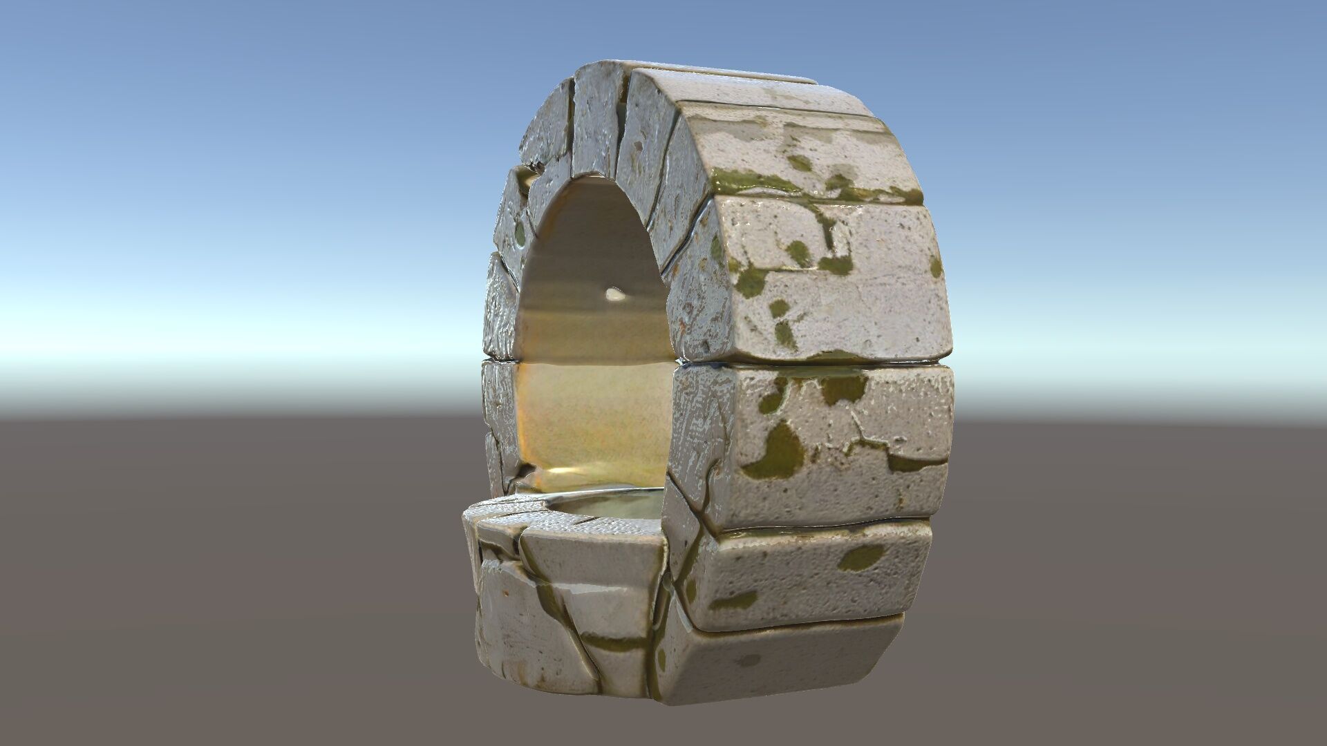 Stone Arch Ruin model pack with PBR Textures Low-poly 3D model_5
