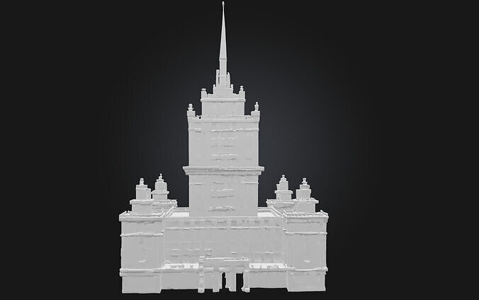 Majestic Tower Grand Architectural Landmark 3D model 6