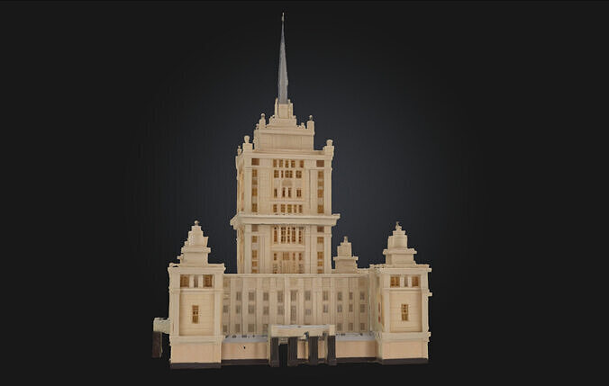 Majestic Tower Grand Architectural Landmark 3D model 4